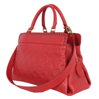 Empriente Vosges Leather Shoulder Bag Medium Red