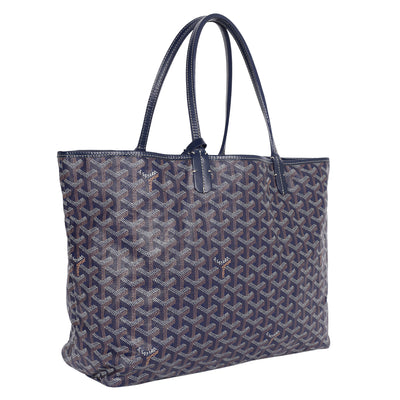 Goyardine St.Louis PM Shoulder Bag Tote Blue