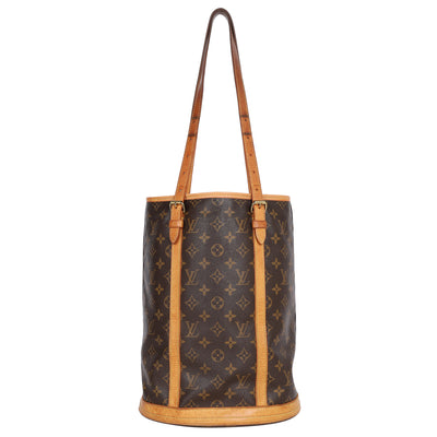Monogram Leather Bucket GM Tote