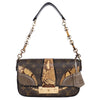 Monogram Alligator Python Shoulder Bag