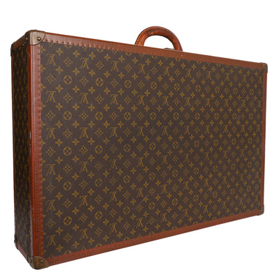 Monogram Alzer 80 Hard Case Trunk Weekend Travel Bag ( Replica Sunglasses Pre-Owned)