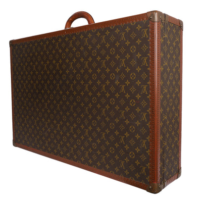 Monogram Alzer 80 Hard Case Trunk Weekend Travel Bag ( Replica Sunglasses Pre-Owned)