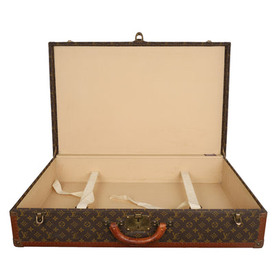 Monogram Alzer 80 Hard Case Trunk Weekend Travel Bag ( Replica Sunglasses Pre-Owned)