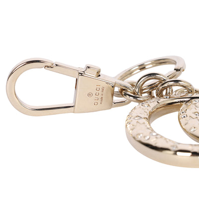 Crystal Double G keychain