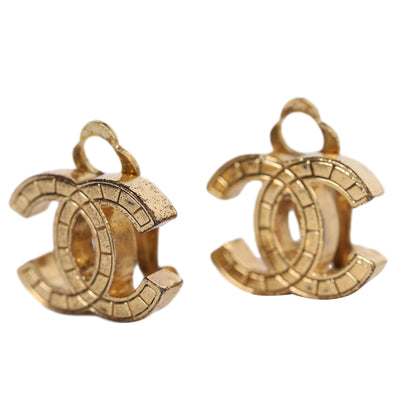 Chanel Gold Clip On Earrings