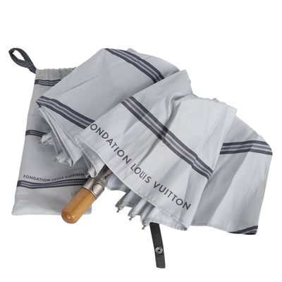 Foundation Art Museum Limited Folding Umbrella Gray