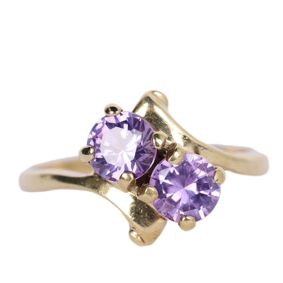 Amethyst Ring Yellow Gold 6.5