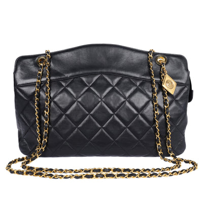 Quilted Lambskin Leather Shoulder Bag