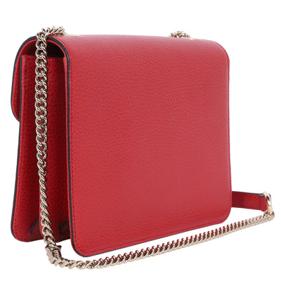 Leather Small Interlocking G Shoulder Bag