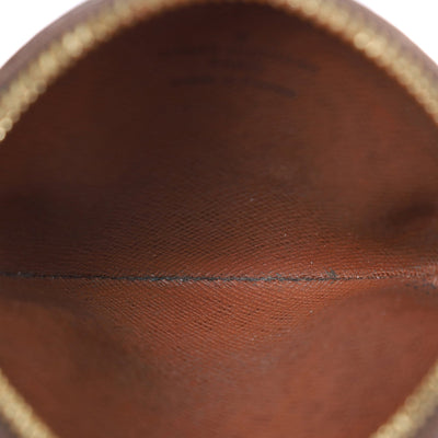 Monogram Round Coin Purse Wallet