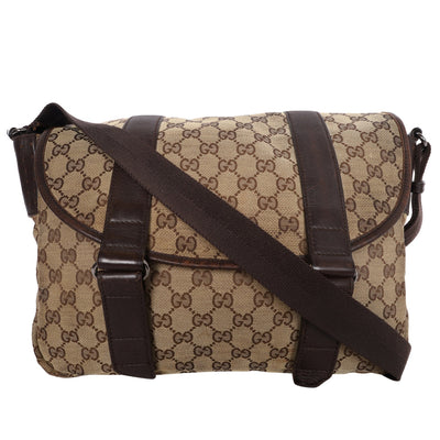 GG Canvas Crossbody Messenger Bag