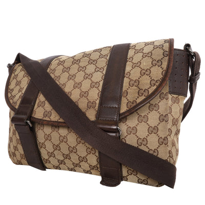 GG Canvas Crossbody Messenger Bag