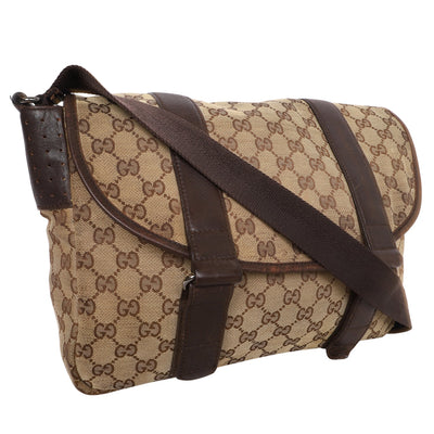 GG Canvas Crossbody Messenger Bag