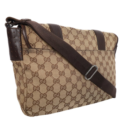 GG Canvas Crossbody Messenger Bag