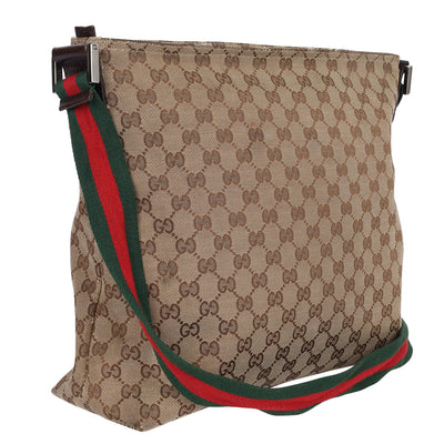 Monogram Web Medium Flat Messenger Bag