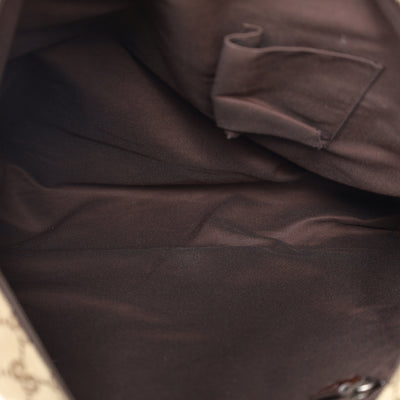 Monogram Web Medium Flat Messenger Bag