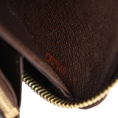 Damier Ebene Zippy Wallet