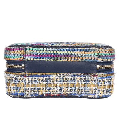 Tweed Snakeskin Vanity Case