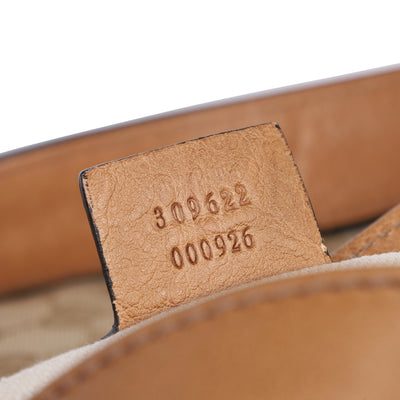 GG Canvas Web Rania Drawstring Hobo