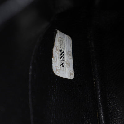 Lambskin Quilted Tassel Camera Case Black Medium Black