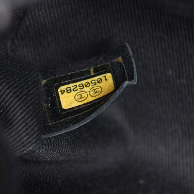 Lambskin Lax Accordion Hobo Black