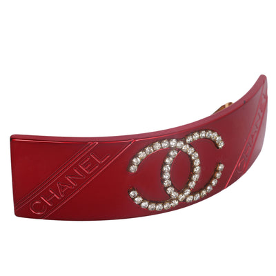 Rhinestone CC Barrette Hair Accessory ( Replica Sunglasses Pre-Owned)