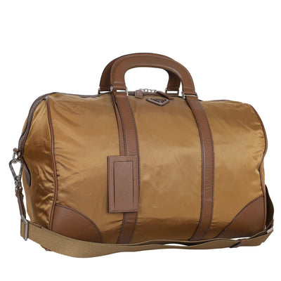 Duffle Nylon Travel Bag with triangular logo ( Replica Sunglasses Pre-Owned)