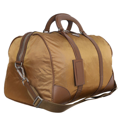 Duffle Nylon Travel Bag with triangular logo ( Replica Sunglasses Pre-Owned)