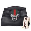 Black Leather Butterfly Linea Totem Handbag