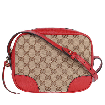 GG Canvas Bree Crossbody Bag Red