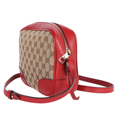 GG Canvas Bree Crossbody Bag Red