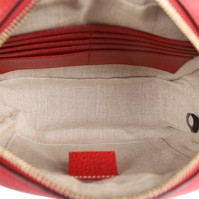 GG Canvas Bree Crossbody Bag Red