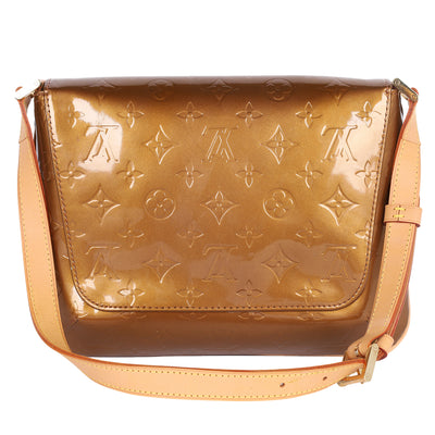 Louis Vuitton Bronze Monogram Vernis Thompson Street Bag