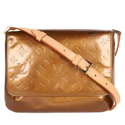 Louis Vuitton Bronze Monogram Vernis Thompson Street Bag