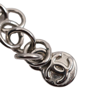 Rhinestone Silver Dangle Necklace ( Replica Sunglasses Pre-owned)