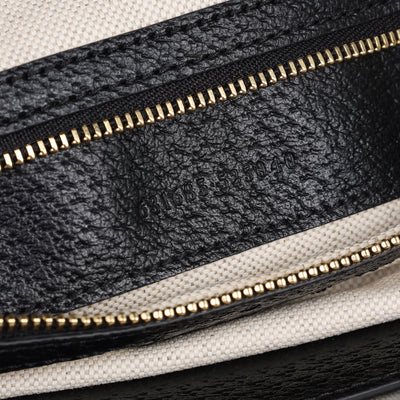 GG Jacquard Denim Ophidia Shopping Tote