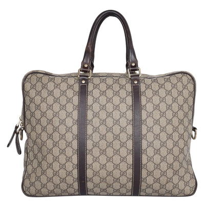 GG Canvas Monogram Briefcase Travel Bag