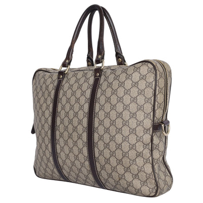 GG Canvas Monogram Briefcase Travel Bag