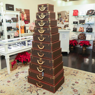 Monogram Alzer 11 Piece Stacking Hard Case Trunks