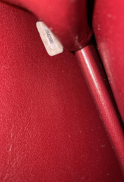 Matelasse Chain Shoulder Bag Lambskin Leather Medium Black