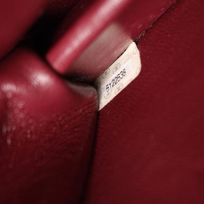 Classic Front Flap Leather Shoulder Bag Black