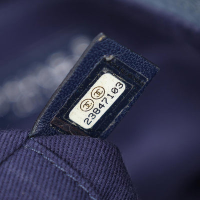 Sequin Canvas Leather Deauville Tote