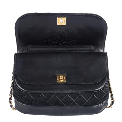 Classic Double Flap Quilted Lambskin Leather Shoulder Bag