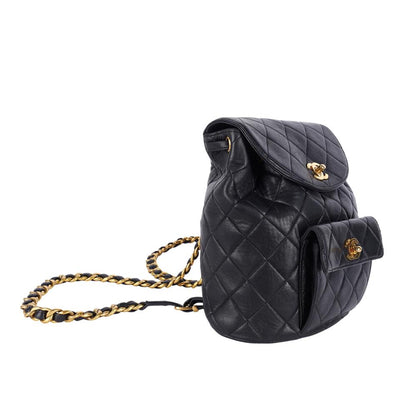 Duma Quilted Lambskin Leather Backpack