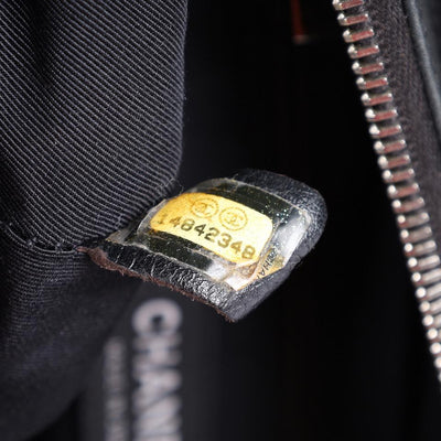 Iridescent Calfskin Chic Quilted Bowling Bag