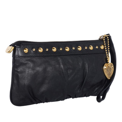 GG Leather Hysteria Clutch Wristlet