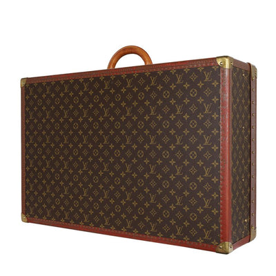 Monogram Alzer 75 Hard Case Trunk Weekend Travel Bag ( Replica Sunglasses Pre-Owned)