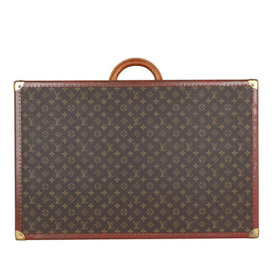 Monogram Alzer 75 Hard Case Trunk Weekend Travel Bag ( Replica Sunglasses Pre-Owned)