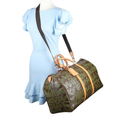 Stephen Sprouse Monogram Keepall 50 graffiti