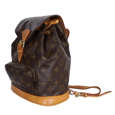 Monogram Canvas Montsouris Backpack MM Brown